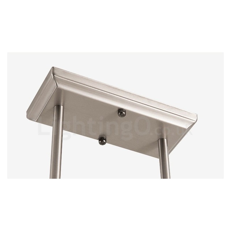 3 lámpa Modern króm függőlámpa beltéri csillár otthoni függő lámpatestek üveg ernyőkkel