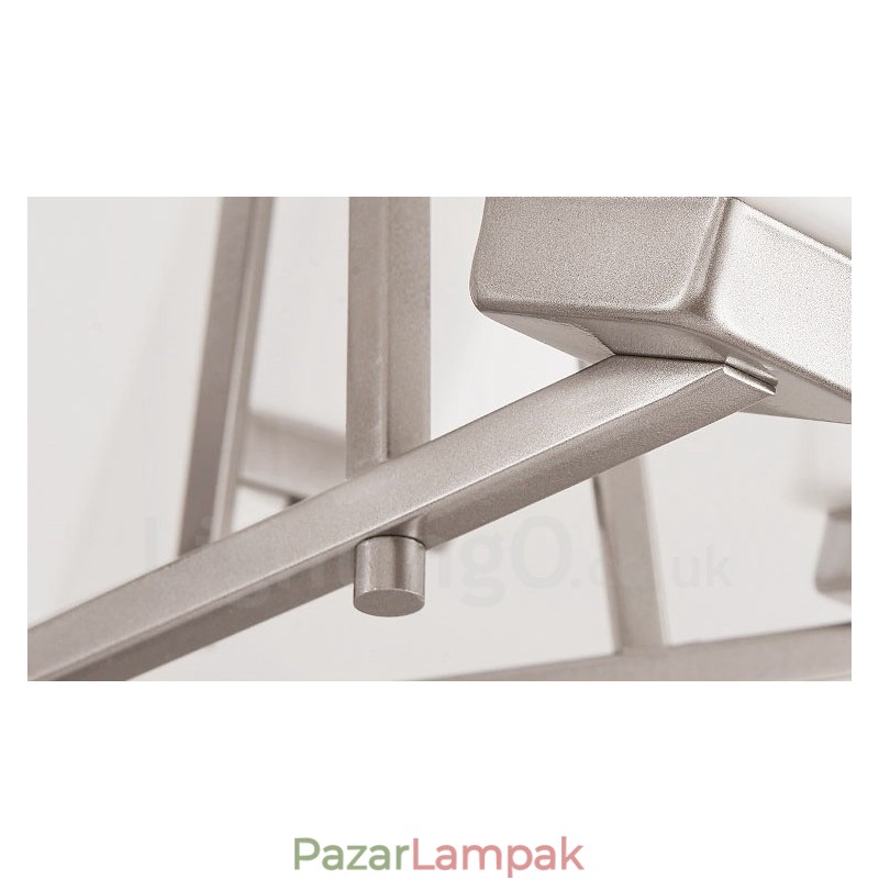 4 lámpás króm függőlámpa beltéri modern csillár otthoni függő lámpatestek üveg ernyőkkel