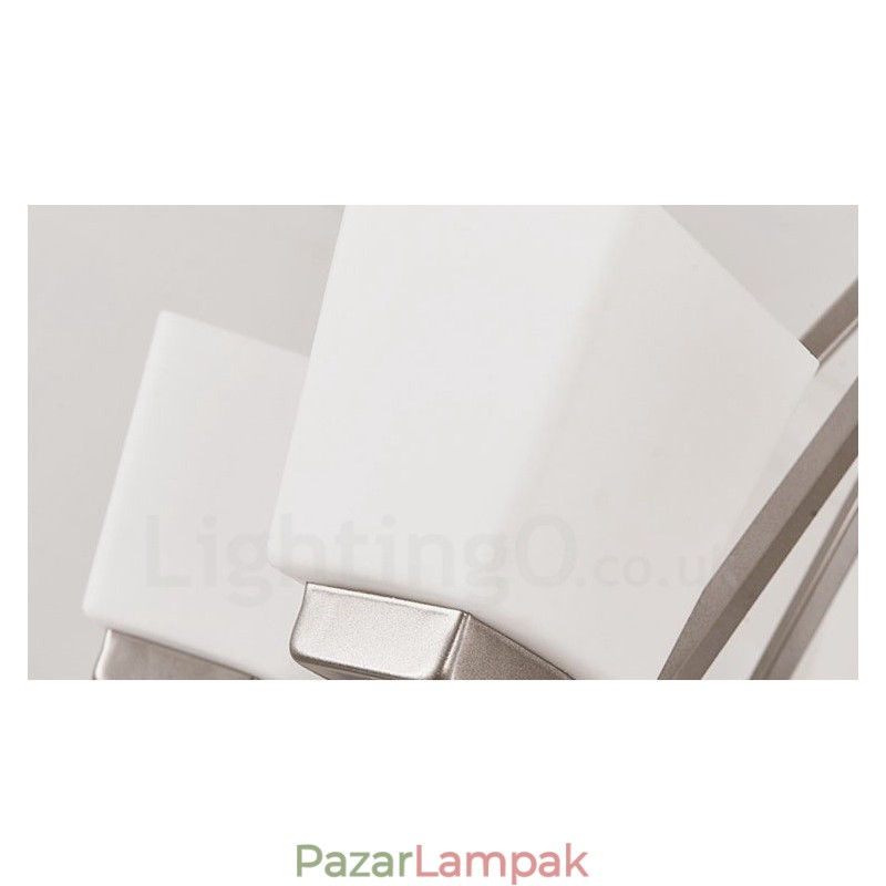 4 lámpás króm függőlámpa beltéri modern csillár otthoni függő lámpatestek üveg ernyőkkel