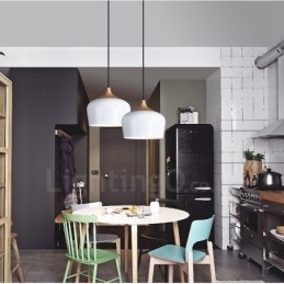 1 világos, modern, modern függőlámpa, fehér piros, kék árnyalattal