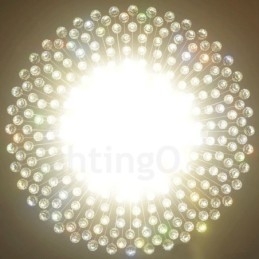 21 Lights Modern K9 kristály mennyezeti függőlámpa beltéri csillár világító lámpák lámpatestek