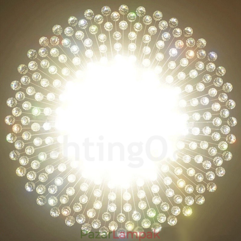 21 Lights Modern K9 kristály mennyezeti függőlámpa beltéri csillár világító lámpák lámpatestek