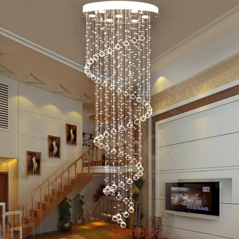7 Lights Modern K9 kristály mennyezeti függeszték beltéri csillár világító lámpák lámpatestek