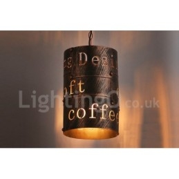 1 Light Retro Vintage függőlámpa Cafe House függőlámpa