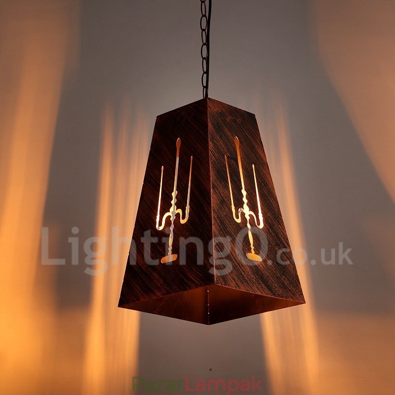 1 Light Retro Vintage függőlámpa Cafe House függőlámpa