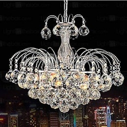 Függő luxus modern Crystal Living 3 fényű csillár