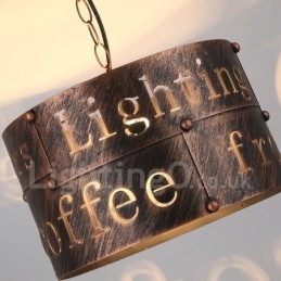 1 Light Retro Vintage függőlámpa Cafe House függőlámpa