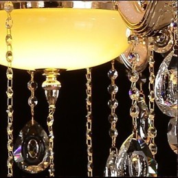 Európai stílusú medál, cinkötvözet utánzat, jade kristály medál