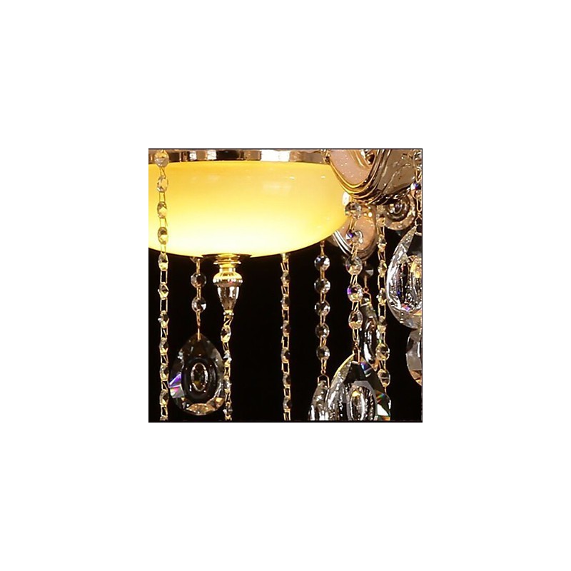 Európai stílusú medál, cinkötvözet utánzat, jade kristály medál