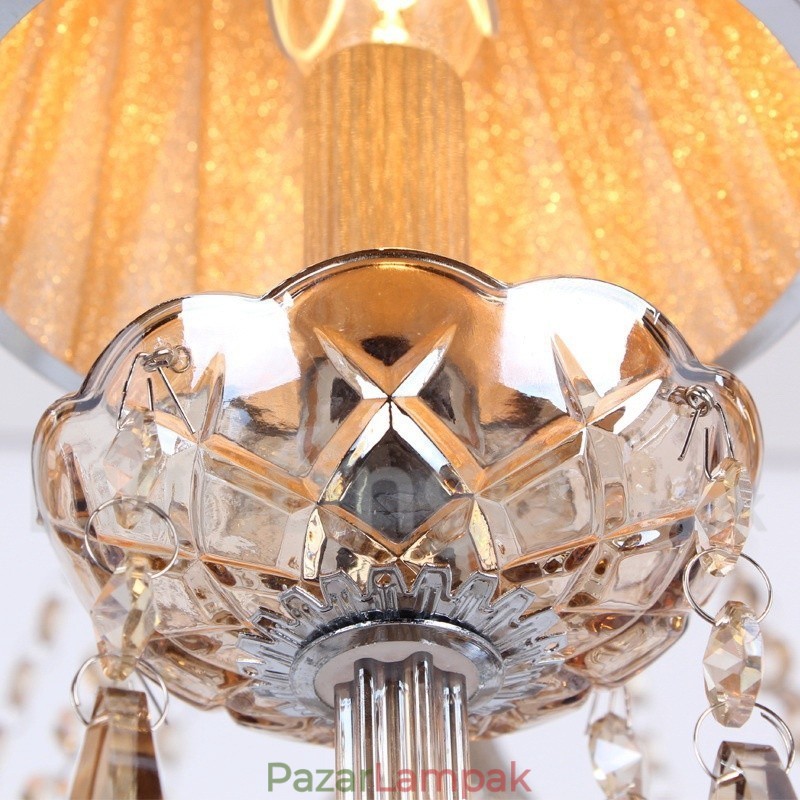 8 Világos K9 kristály gyertya stílusú csillár