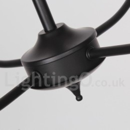 4 Világos Retro kortárs gyertya stílusú csillár