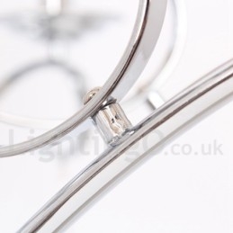 8 Világos, modern K9 kristály gyertya stílusú csillár