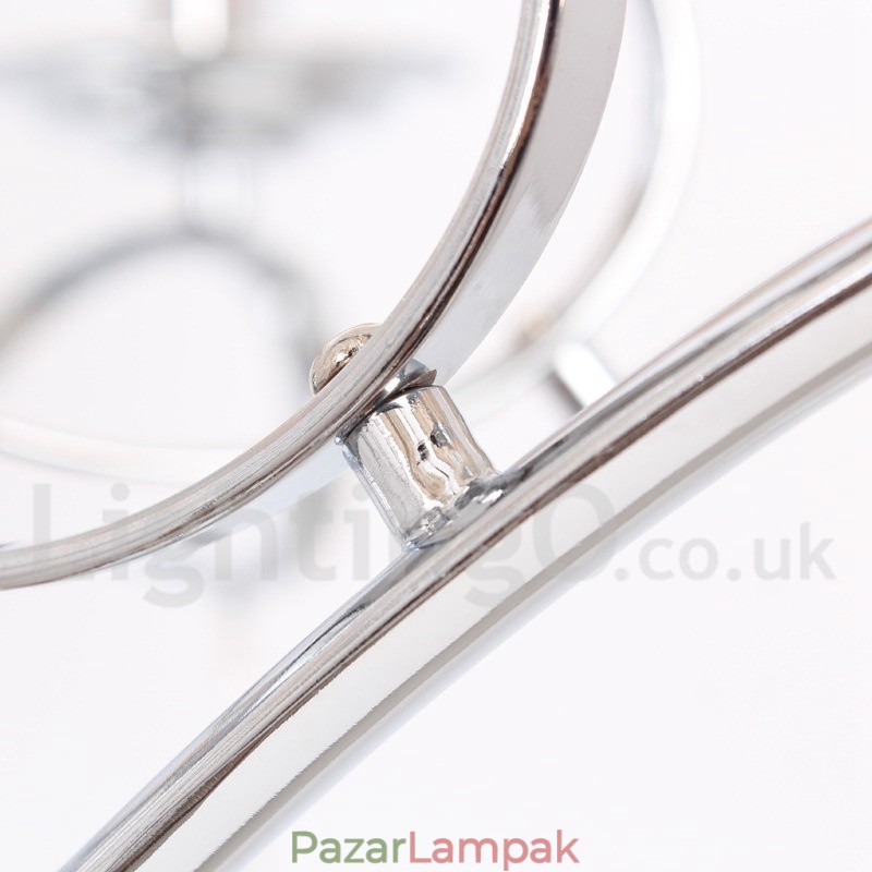 8 Világos, modern K9 kristály gyertya stílusú csillár