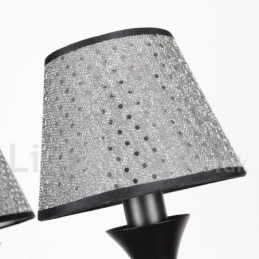 12 világos rusztikus modern kortárs retro fekete gyertya stílusú csillár