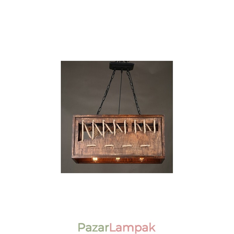 Minimalista fa csillár