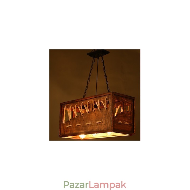 Minimalista fa csillár