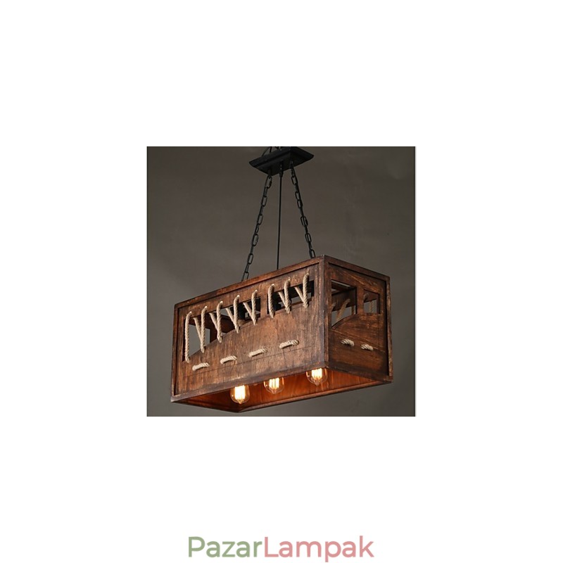 Minimalista fa csillár
