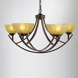 Csillár 6 Lights Traditional Classic Vintage Metal