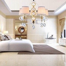 Fabric Chandelier 5 Light Modern, minimalista, kiváló minőségű lámpa