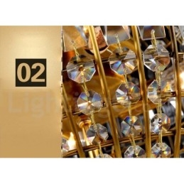 Globe Modern K9 kristály mennyezeti függőlámpa beltéri csillár világító lámpatestek