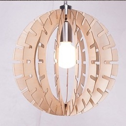 Vintage Egyéb Wood Chandelier