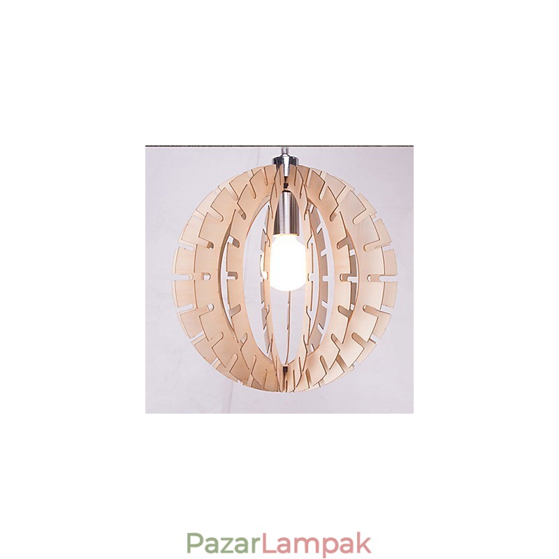 Vintage Egyéb Wood Chandelier