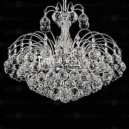 Függő luxus modern Crystal Living 3 fényű csillár