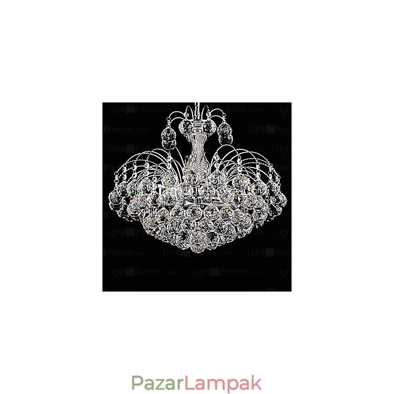 Függő luxus modern Crystal Living 3 fényű csillár