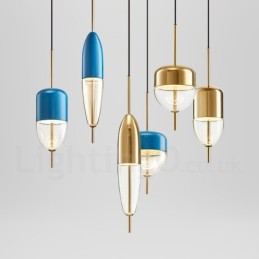 1 Light Modern, kortárs üveg függesztett lámpa