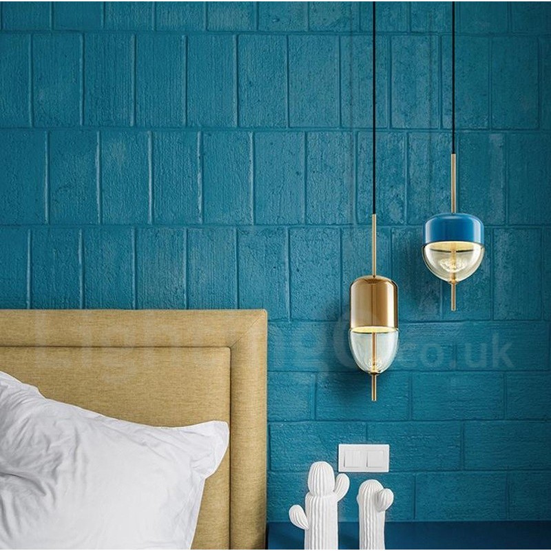 1 Light Modern, kortárs üveg függesztett lámpa