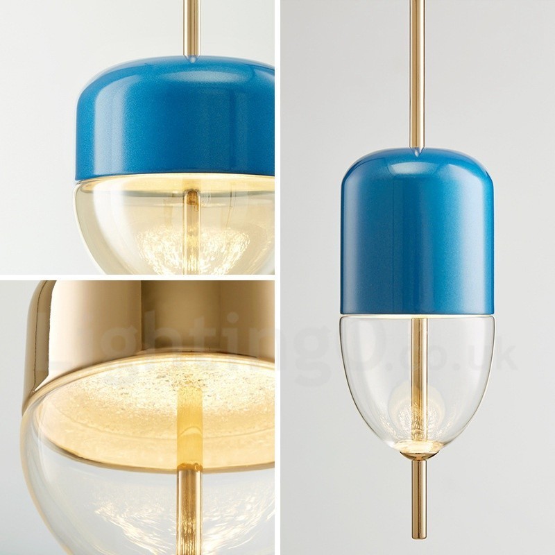 1 Light Modern, kortárs üveg függesztett lámpa