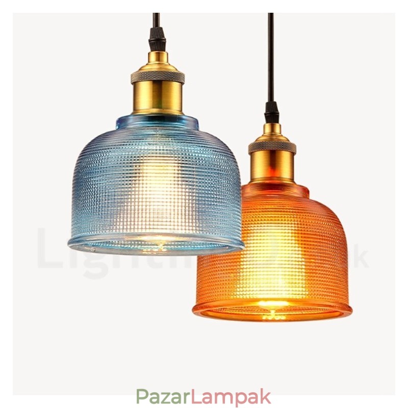 1 Világos Modern Kortárs Cafe Többszínű Üvegfüggőlámpa