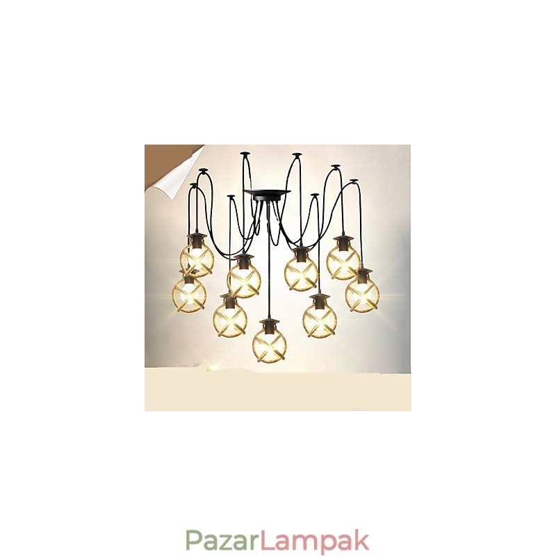 Kötéllámpa Csillár Ruházat hosszú Kreatív The Heavenly Maids Scatter Blossoms. Póklámpa