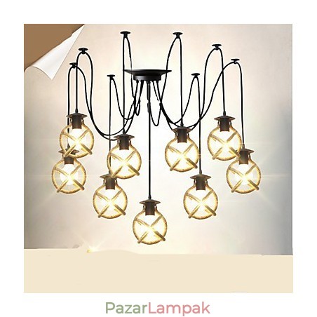 Kötéllámpa Csillár Ruházat hosszú Kreatív The Heavenly Maids Scatter Blossoms. Póklámpa