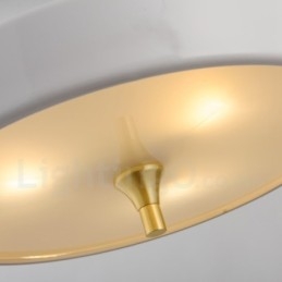1 Világos Modern, modern luxus függőlámpa üvegernyővel
