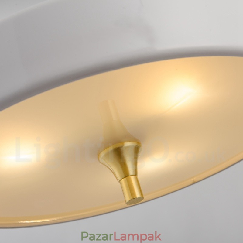 1 Világos Modern, modern luxus függőlámpa üvegernyővel