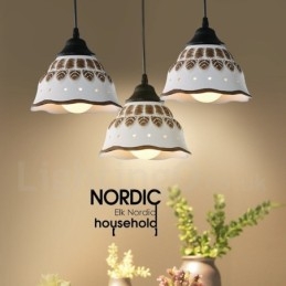 1 Light Modern, kortárs függőlámpa kerámia ernyővel
