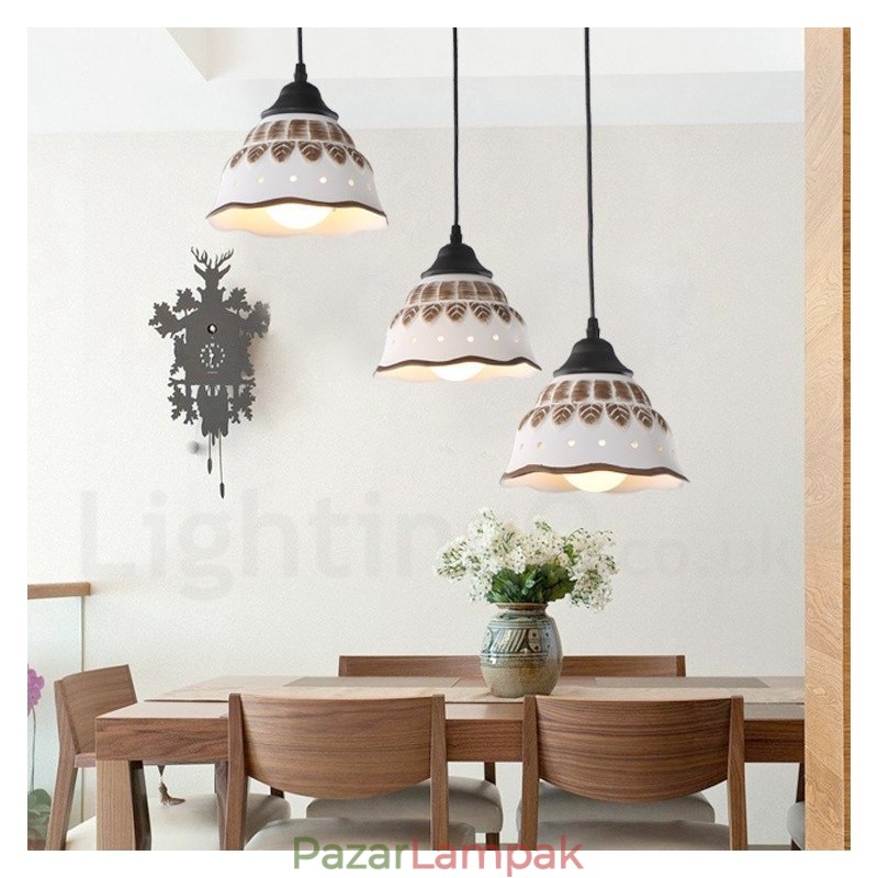 1 Light Modern, kortárs függőlámpa kerámia ernyővel
