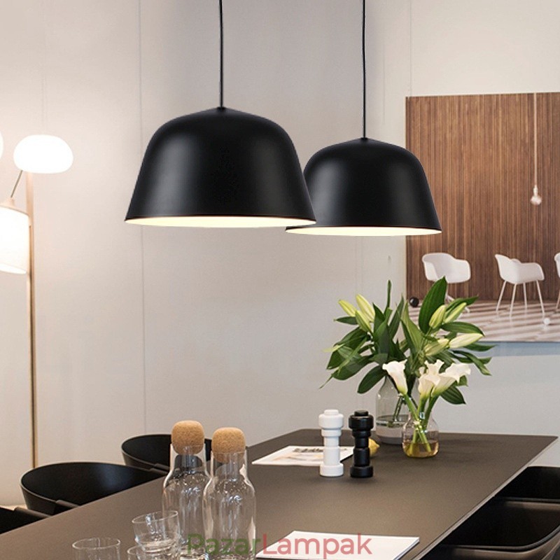 1 Light Modern modern acél függőlámpa alumínium ötvözet ernyővel