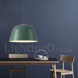 1 Light Modern modern acél függőlámpa alumínium ötvözet ernyővel