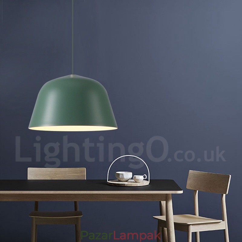1 Light Modern modern acél függőlámpa alumínium ötvözet ernyővel