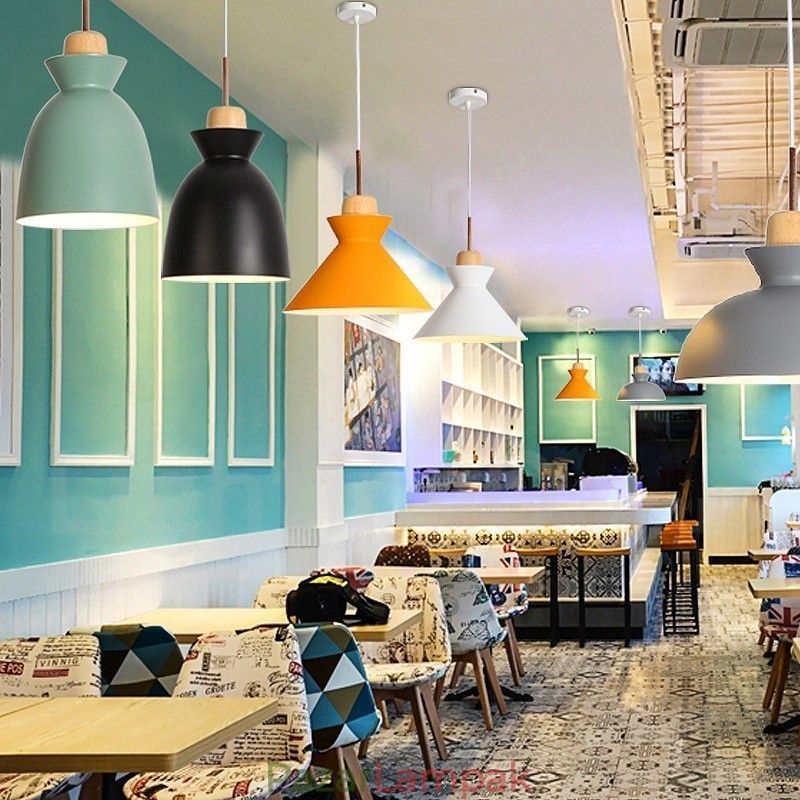 1 Light Modern modern acél függőlámpa alumínium ötvözet ernyővel