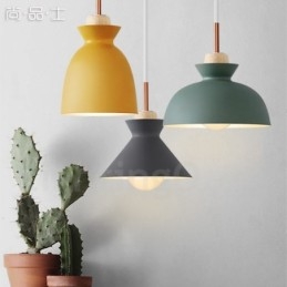 1 Light Modern modern acél függőlámpa alumínium ötvözet ernyővel