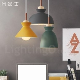 1 Light Modern modern acél függőlámpa alumínium ötvözet ernyővel