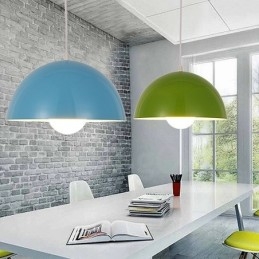1 Light Modern modern acél függőlámpa alumínium ötvözet ernyővel