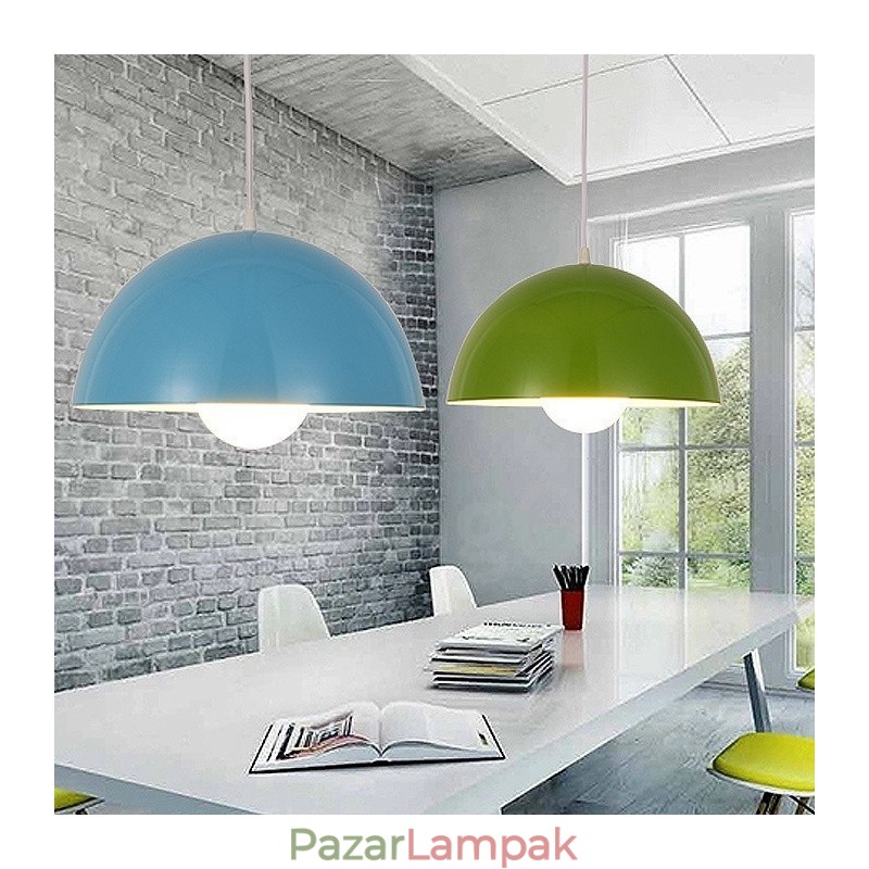 1 Light Modern modern acél függőlámpa alumínium ötvözet ernyővel