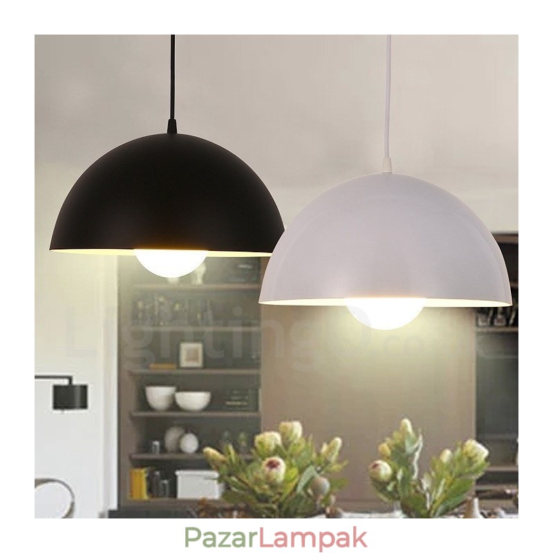 1 Light Modern modern acél függőlámpa alumínium ötvözet ernyővel