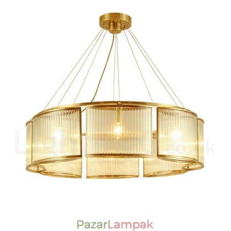 8 Világos, retro rusztikus luxus sárgaréz függőlámpa csillár üvegernyővel 8 Világos, retro rusztikus luxus sárgaréz függőlámpa csillár üvegernyővel