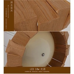 Chandelier Country Fa bambusz