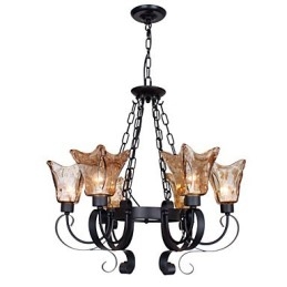 Csillár 6 Lights Glass Traditional Classic Vintage